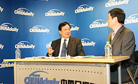 　　2010年4月26日国家工商行政管理总局付双建副局长接受中国日报网首席记者周黎明在线访谈
